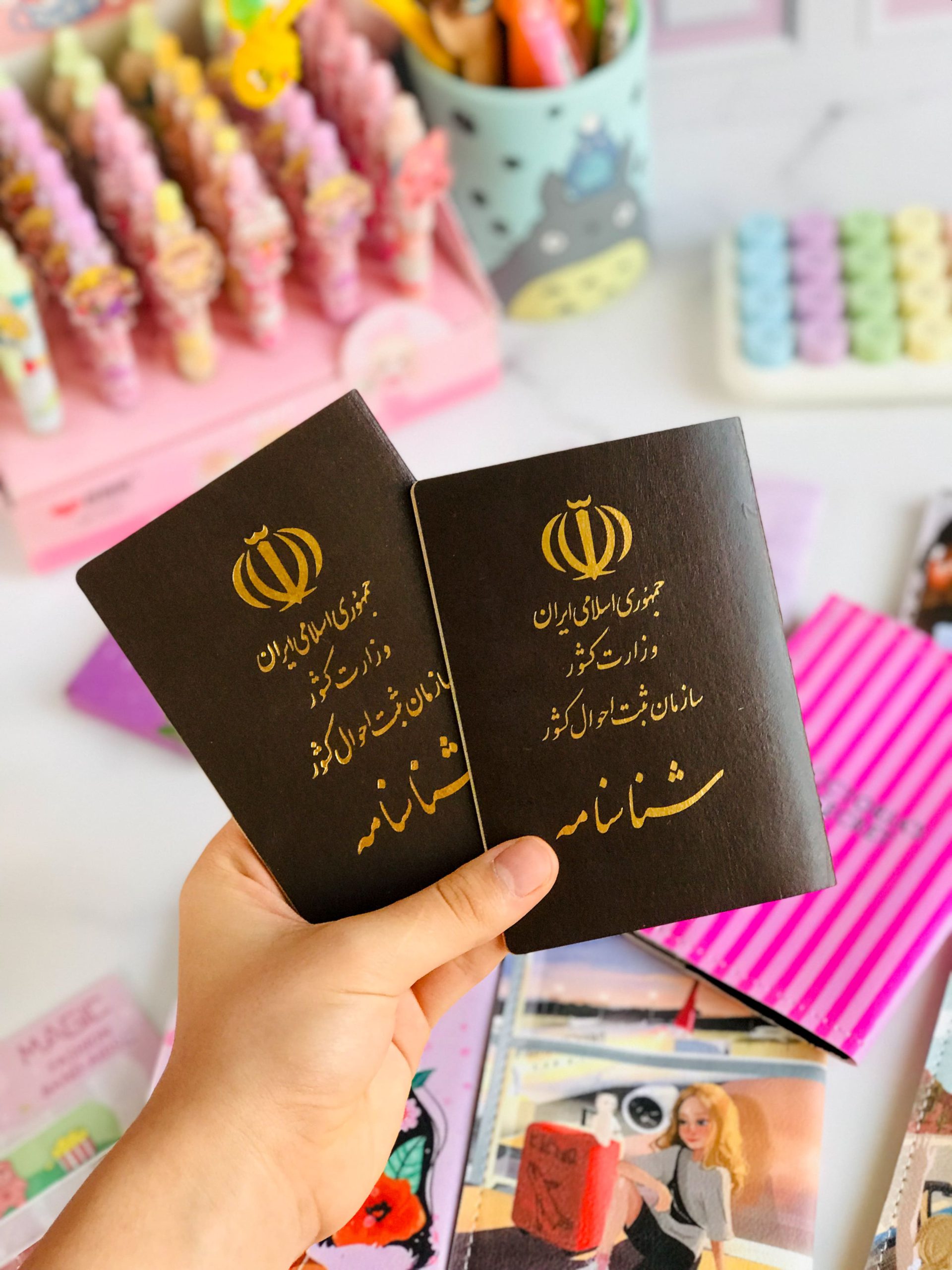جلد فانتزی شناسنامه و پاسپورت