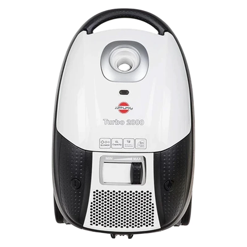 جاروبرقی کیسهدار پارس خزر مدل Turbo 2000 با توان ۲۰۰۰ وات