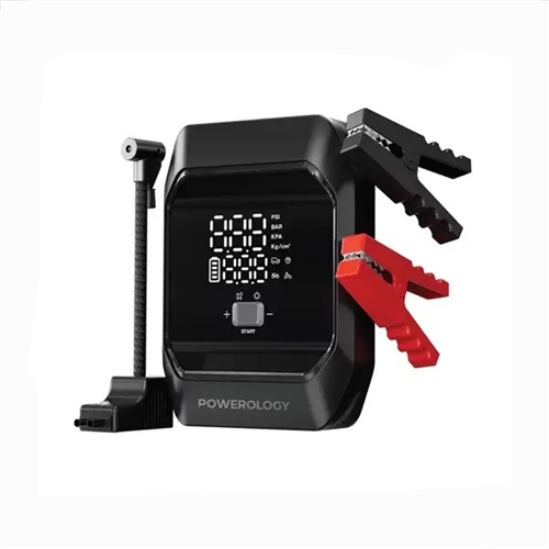 جامپ استارت و پمب باد پاورلوژی POWEROLOGY JUMP STARTER AIR COMPRESSOR PWKF03MB