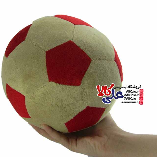توپ چهل تکه پارچه ای مخمل بزرگ کد 02