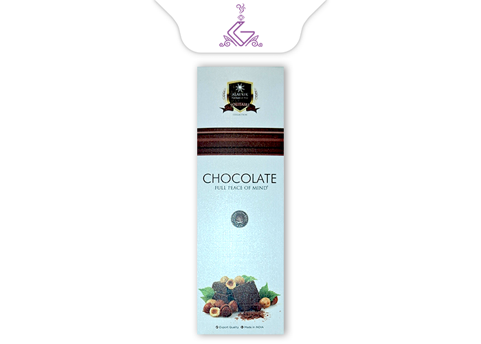 عود شاخه ای دست ساز 90گرمی شکلاتchocolate برند آلاکیک ALAUKIK