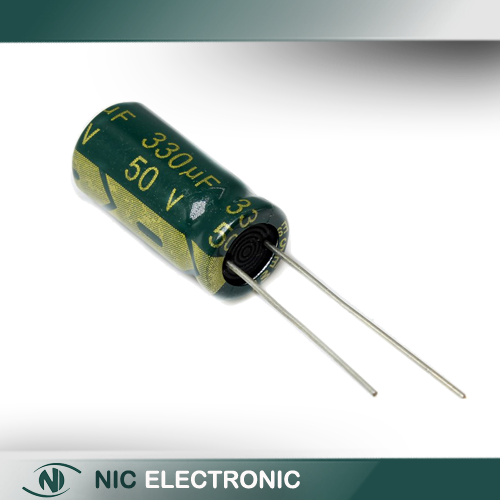 خازن الکترولیتی 330UF/50V-10X17-105C-GREEN