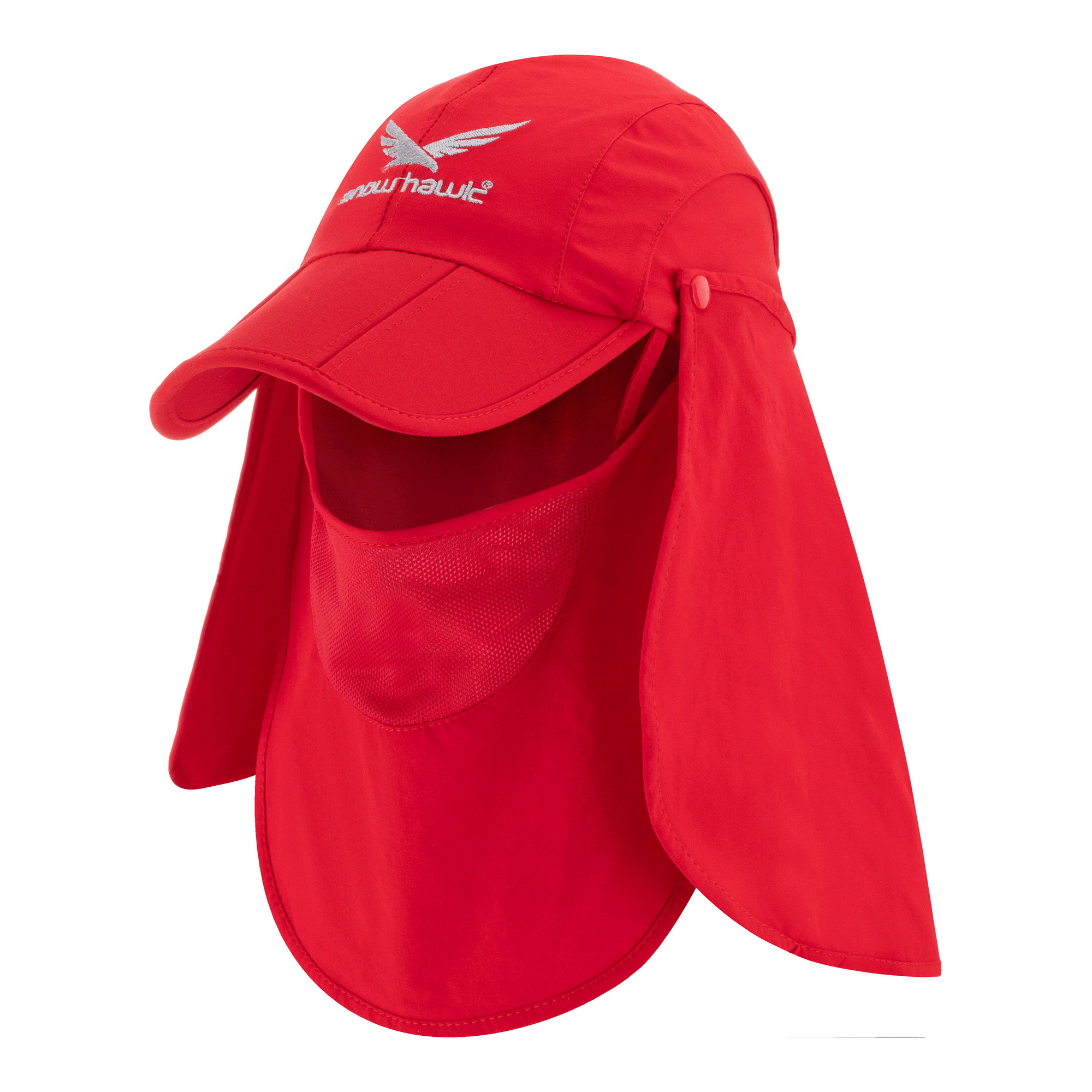 کلاه آفتابی سه تیکه اسنوهاوک مدل SNOWHAWK Neck-Protection