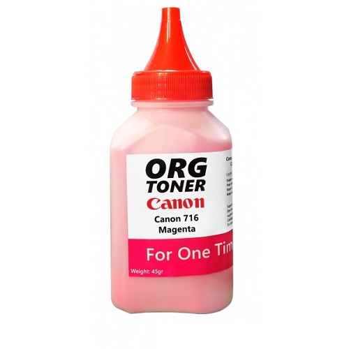 تونر یکبار شارژ کارتریج کانن 716 قرمز Canon 716 magenta 45gr toner