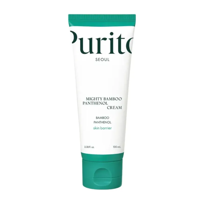 کرم مرطوب کننده و ترمیم کننده بامبو و پنتنول پیوریتو 100 میل Purito Mighty Bamboo Panthenol Cream