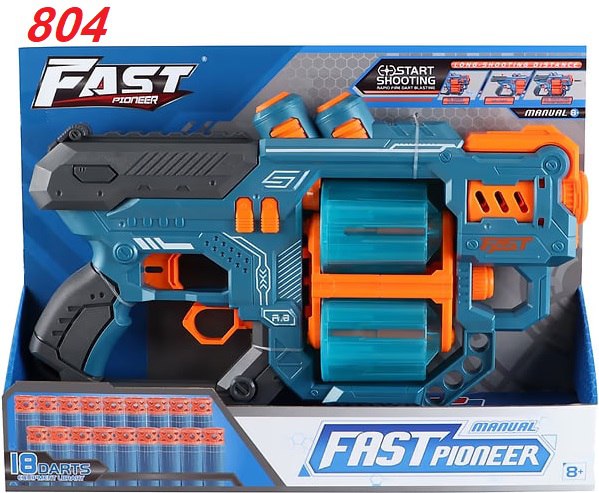 تفنگ تیر ابری (اسفنجی) مدل Fast Pioneer – کد 804