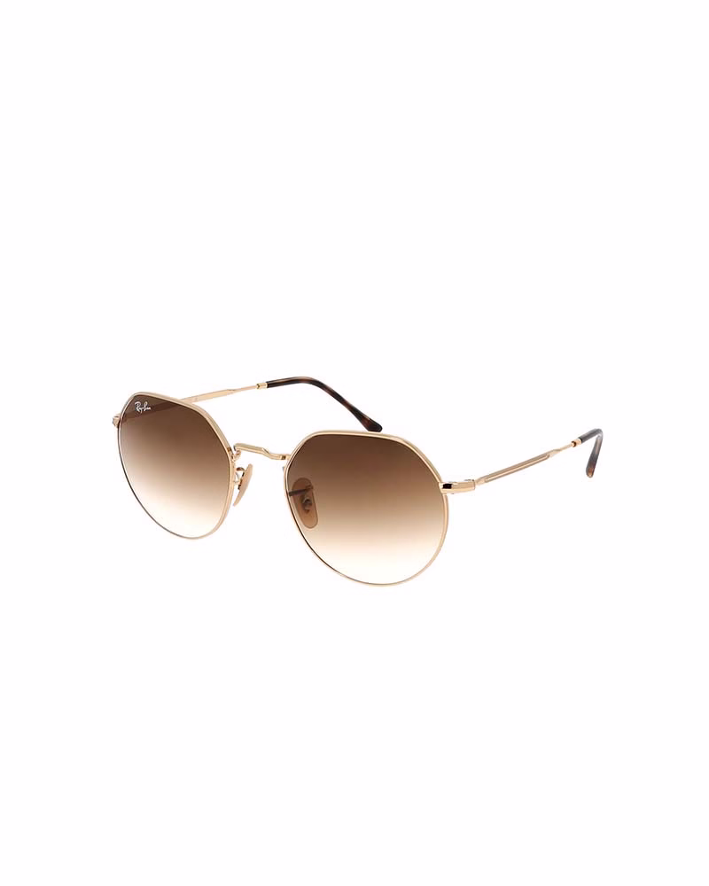 عینک آفتابی اسپرت ریبن مدل RayBan RB3565 JACK - فريم طلايي عدسي هايلايت قهوه اي