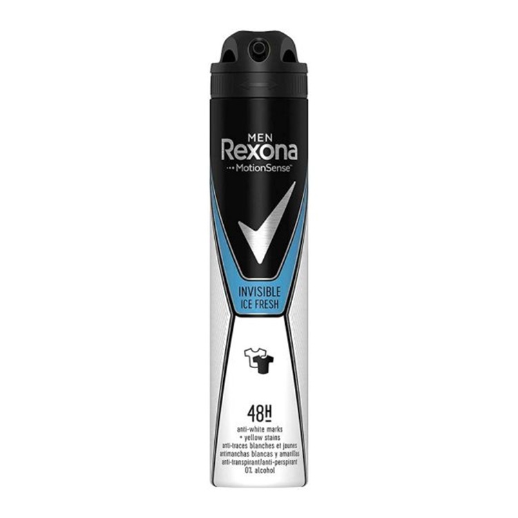 اسپری دئودرانت مردانه رکسونا Rexona مدل INVISIBLE ICE FRESH