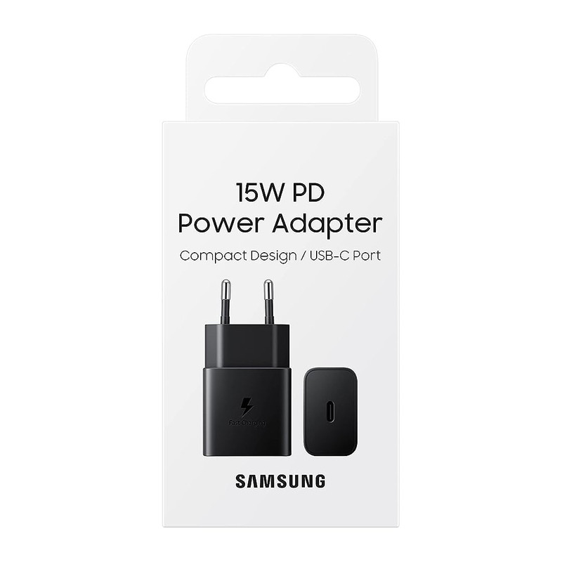 شارژر دیواری فست شارژ Samsung  15W Type-C + ا Samsung 15W Fast