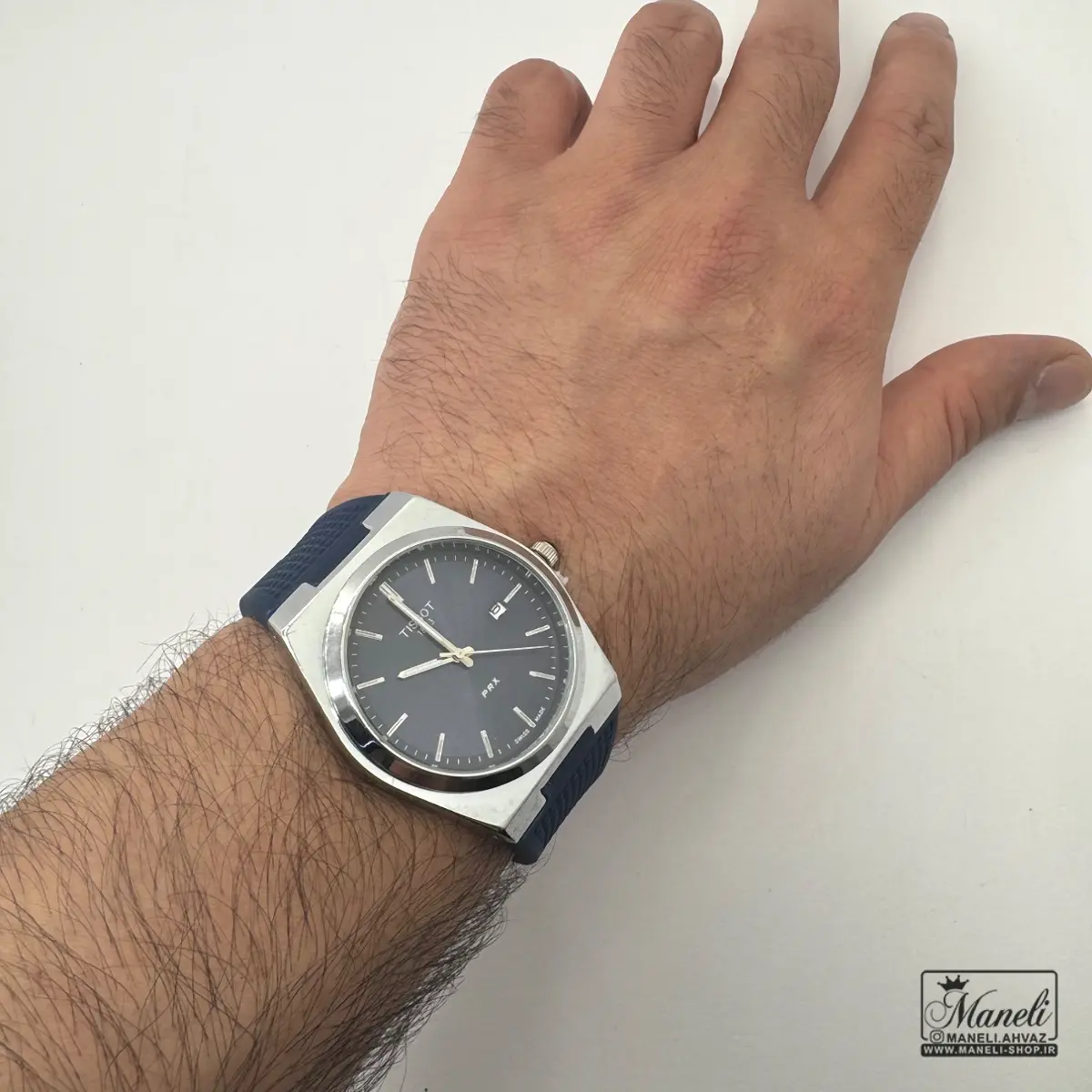ساعت اسپرت مردانه برند TISSOT در دو رنگ - بند آبی صفحه مشکی