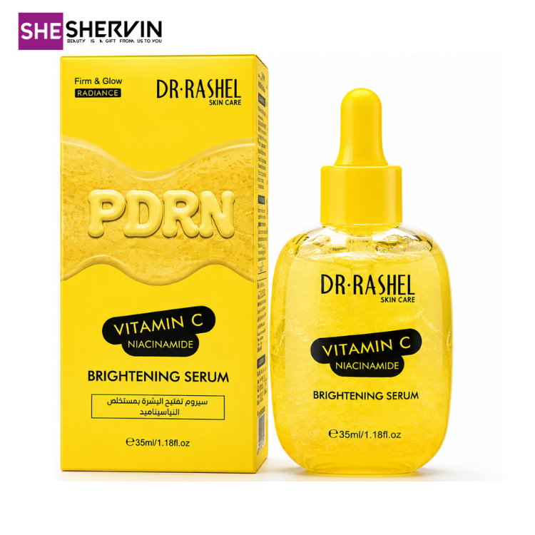 سرم روشن کننده PDRN ویتامین Cو نیاسینامید دکتر راشل 35ml