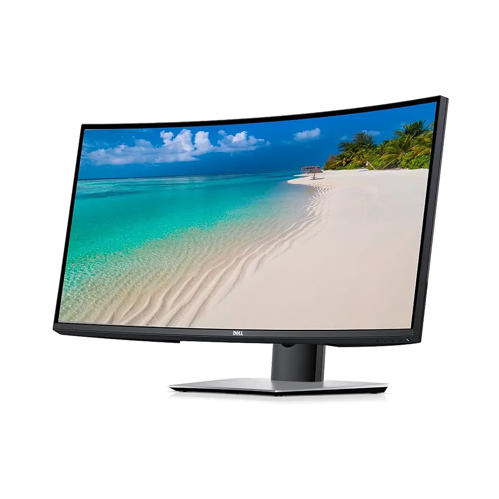 مانیتور 34 اینچ استوک دل 4k خمیده مدل Dell Ultrasharp U3417W