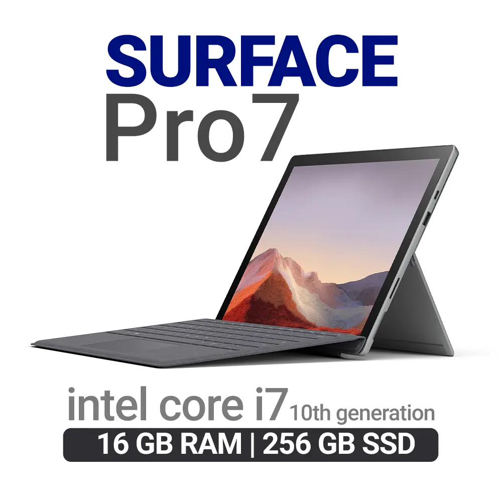 سرفیس استوک مایکروسافت Surface Pro 7-i7 رم 16 و هارد512 گیگابایت