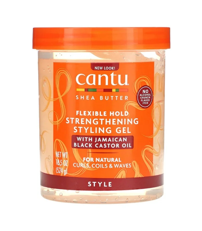 ژل حالت‌ دهنده و تقویت‌ کننده کانتو حاوی روغن کرچک سیاه حجم 524 گرم / Cantu