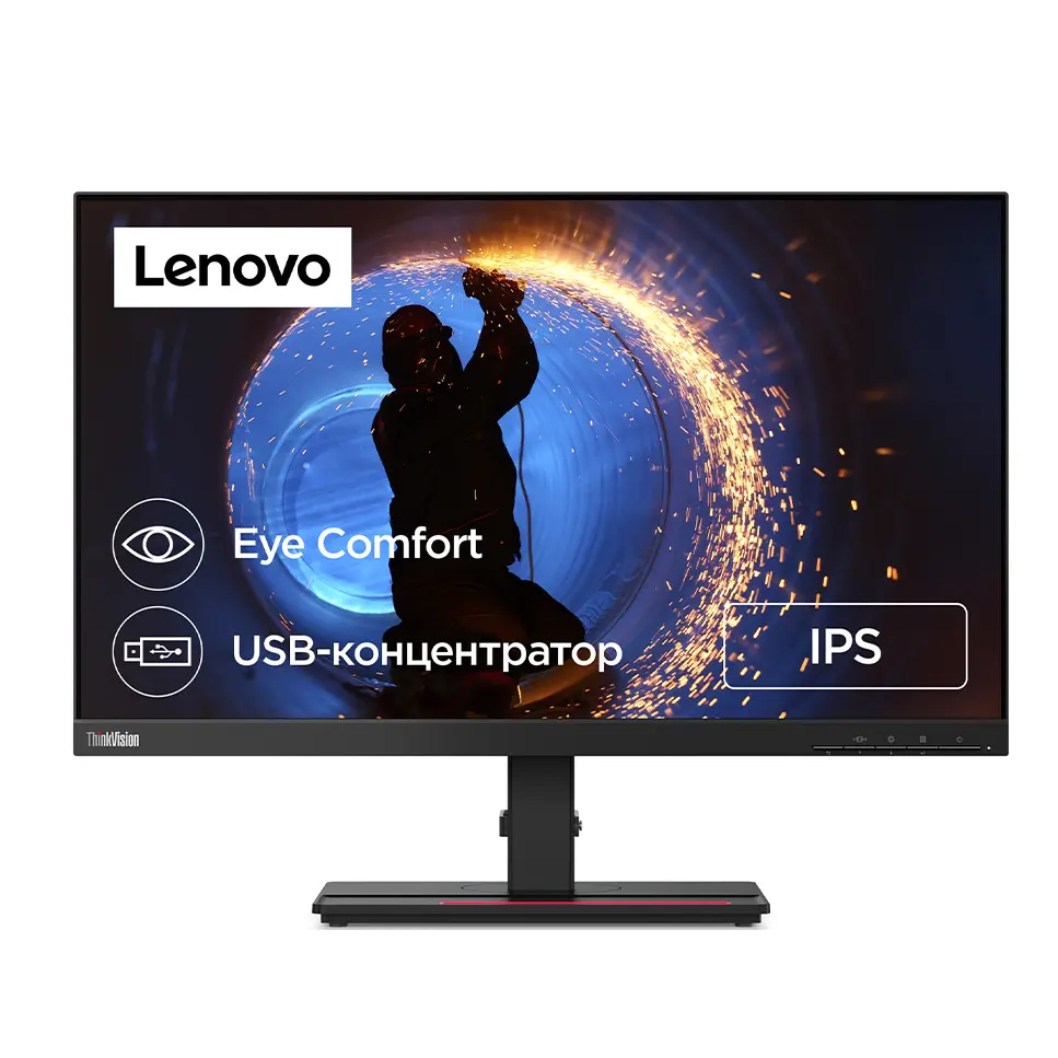 مانیتور استوک 2k اسپیکردار لنوو مدل ThinkVision P24h-20