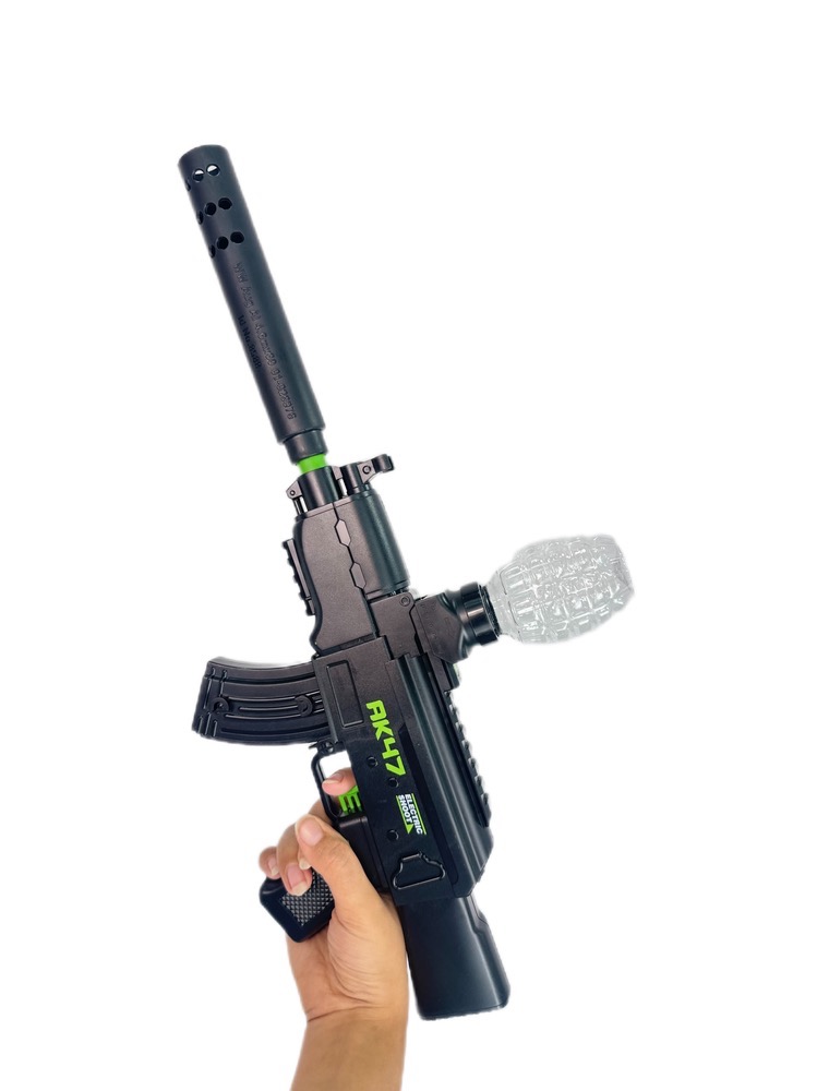 تفنگ اسباب‌بازی تیر ژله ای شارژی مدل AK47