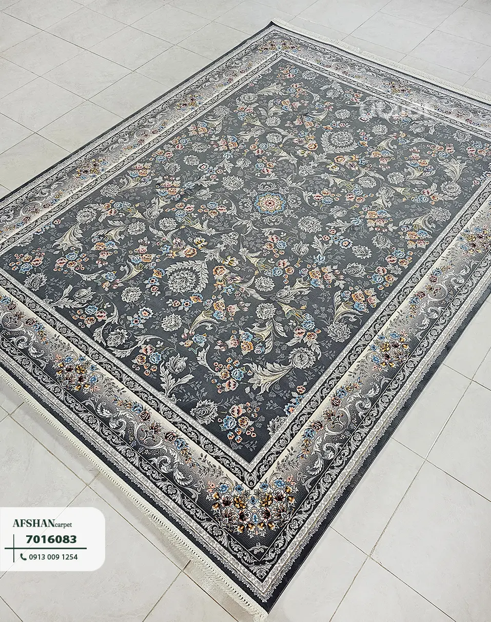 فرش 700 شانه آکرلیک طرح نوژان کد 7016083 لیا