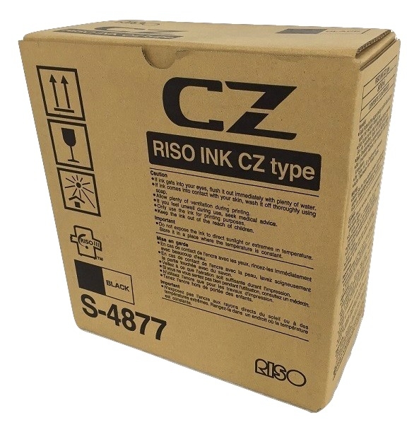 مرکب مستر ریسوگراف S-4877 مشکی غیراورجینال RISO S-4877  MASTER