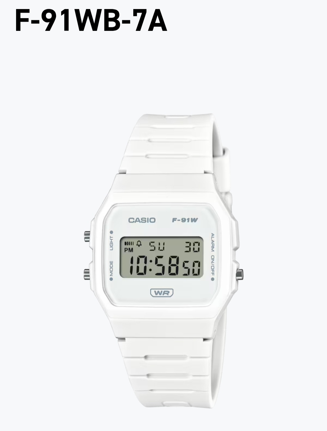 ساعت مچی دیجیتالی مردانه کاسیو مدل CASIO F-91WB-7ADF