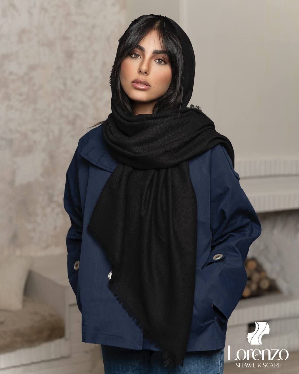 شال نخی ساده lavina