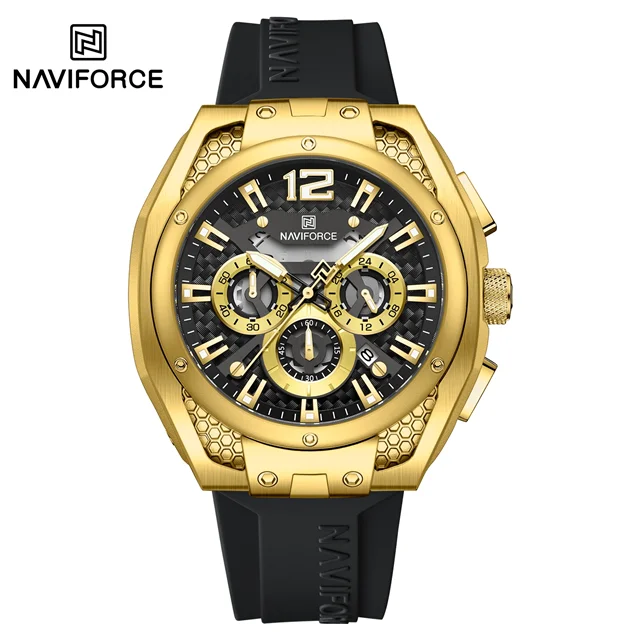 ساعت مچی مردانه اورجینال کورنوگراف نیویفورس nf8063 gbb