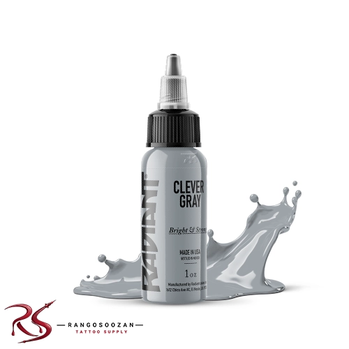 رنگ تتو طوسی کلور گری رادیانت 15 میل Radiant Clever Gray