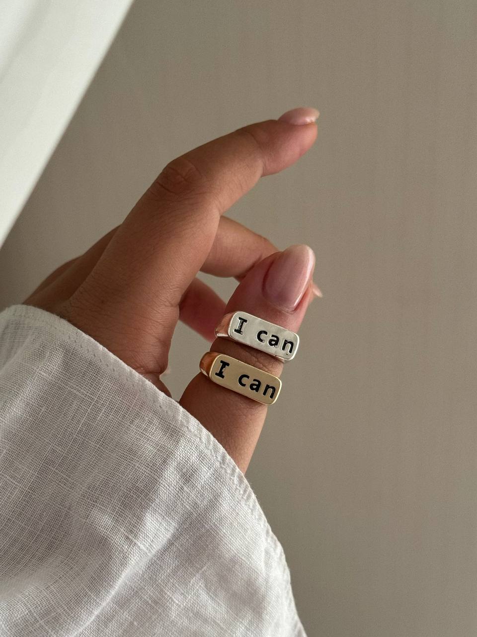 انگشتر ICAN مستطیلی