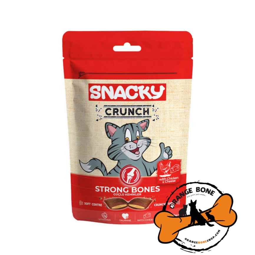 تشویقی گربه اسنکی مدل strong bones (60گرم)