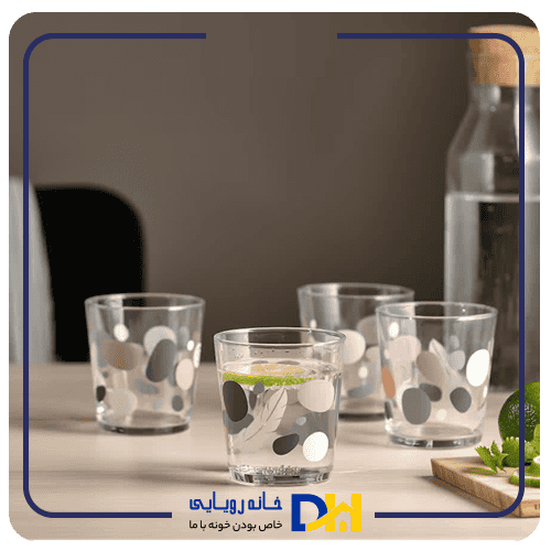 لیوان۴تایی طرح سنگ ایکیا SOMMARFLOX