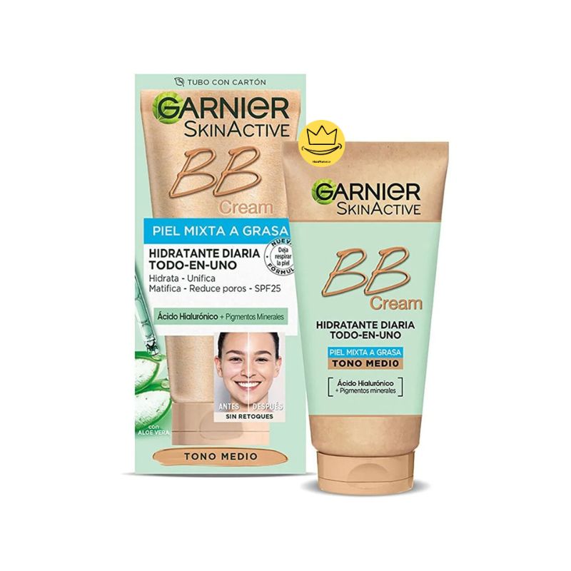 بی بی کرم گارنیر مدل مدیوم 50 میل پوست مختلط تا چرب Garnier BB Cream