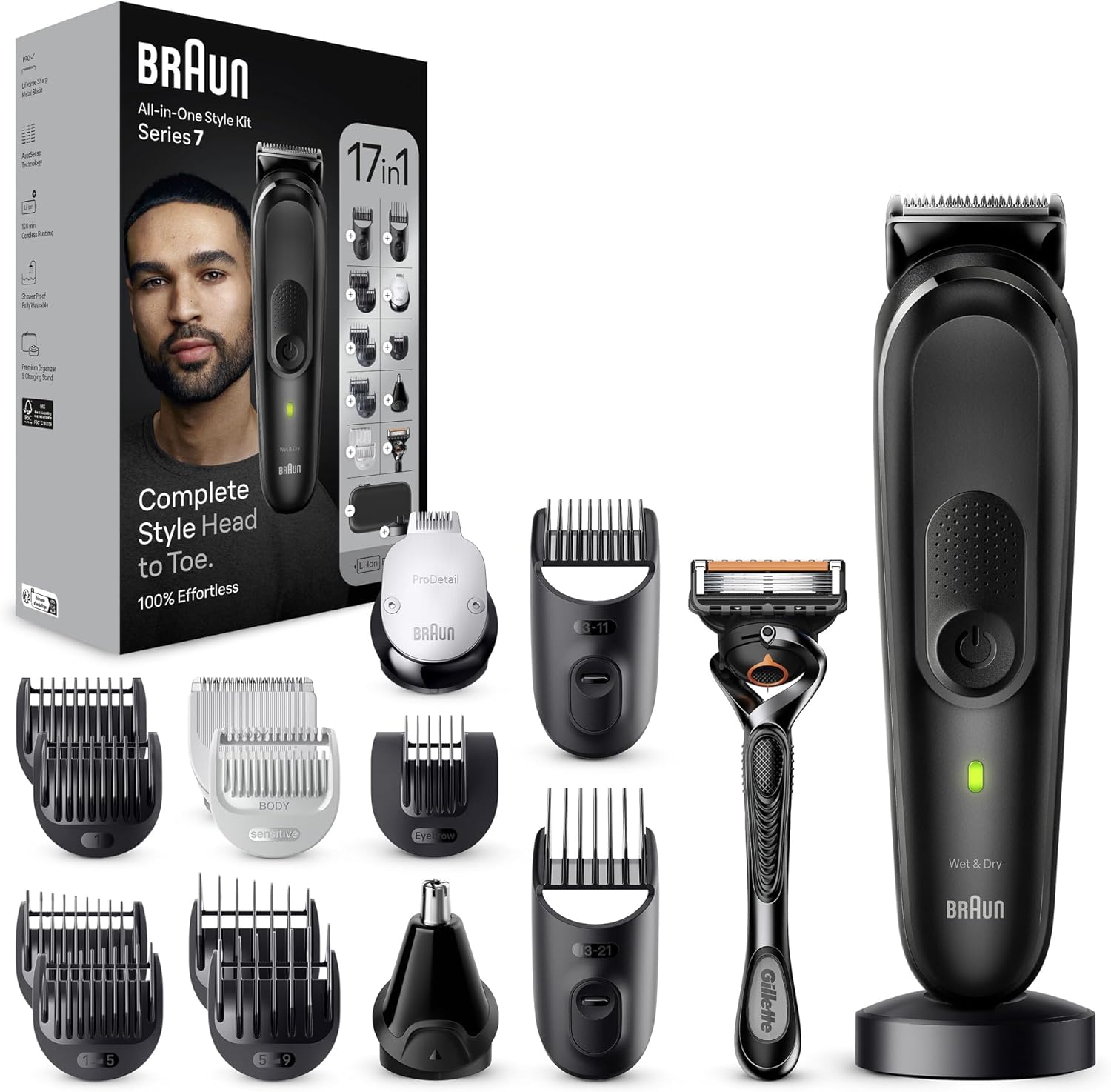 ست اصلاح براون مدل BRAUN MGK7490