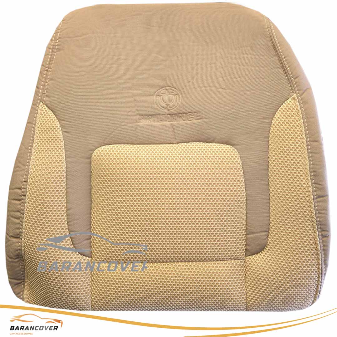 روکش صندلی برلیانس H320 تمام پارچه رنگ کرم