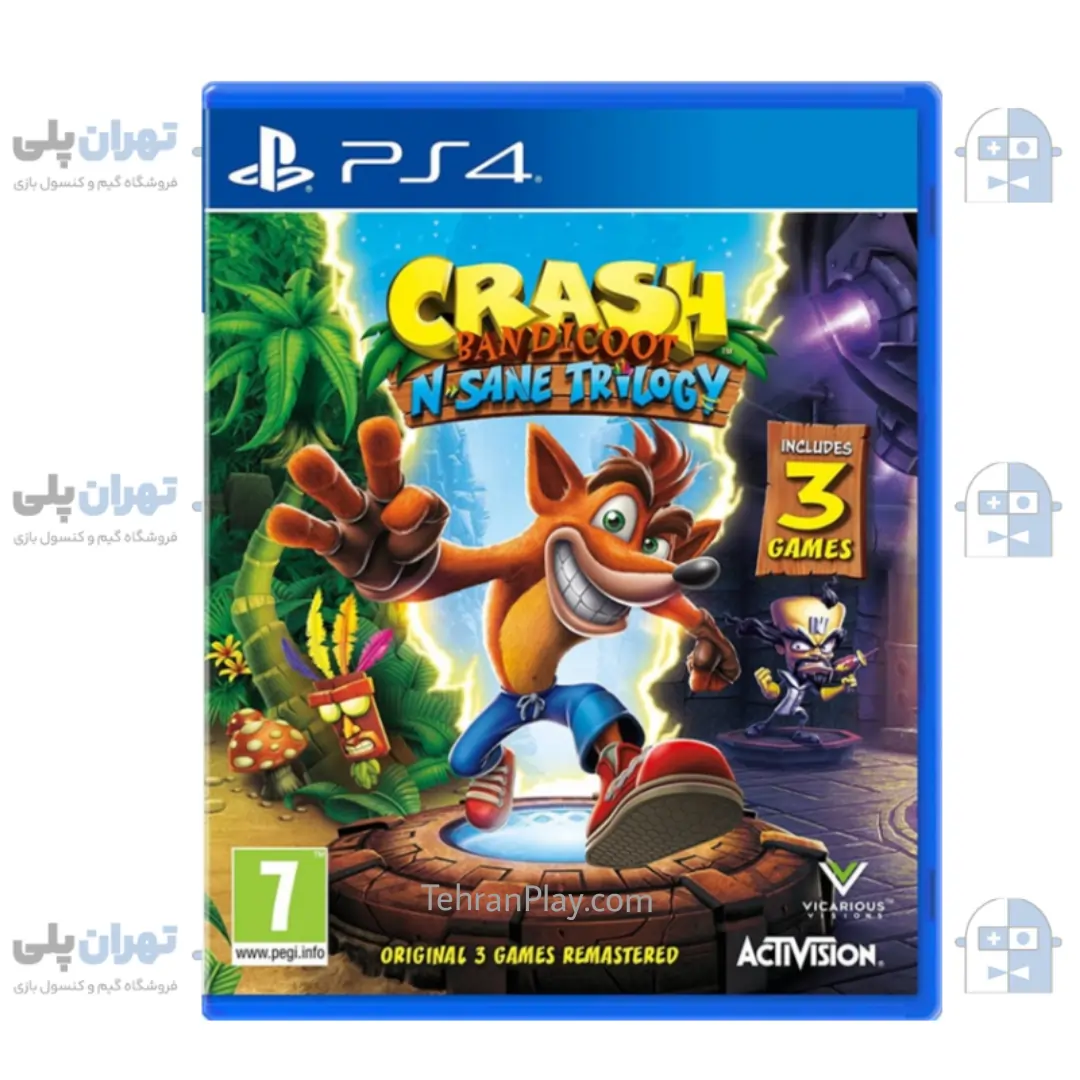 بازی Crash Bandicoot N. Sane Trilogy برای PS4