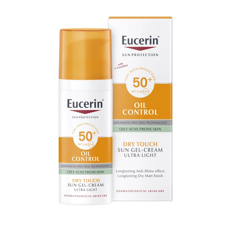 ژل کرم ضد آفتاب بدون رنگ مات اوسرین SPF 50 پوست چرب و ضد جوش