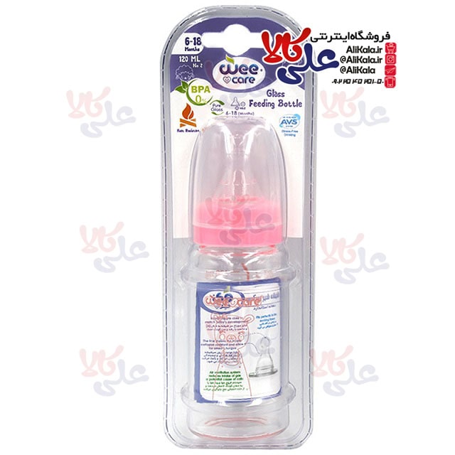 شیشه شیرخوری 60 میل پیرکس وی کر Wee Care