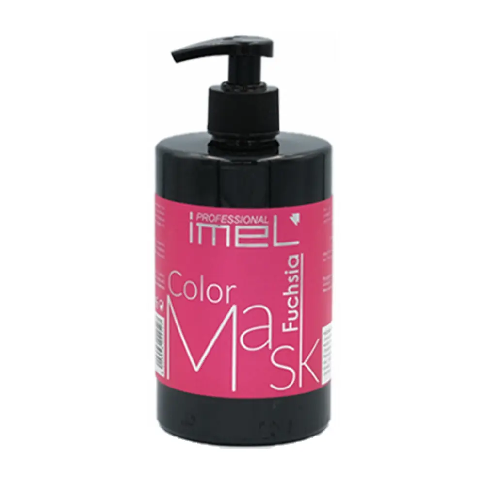 ماسک موی رنگی فوشیا ایمل 500 میل مناسب انواع مو و موهای رنگ شده Imel Fuchsia Color Mask