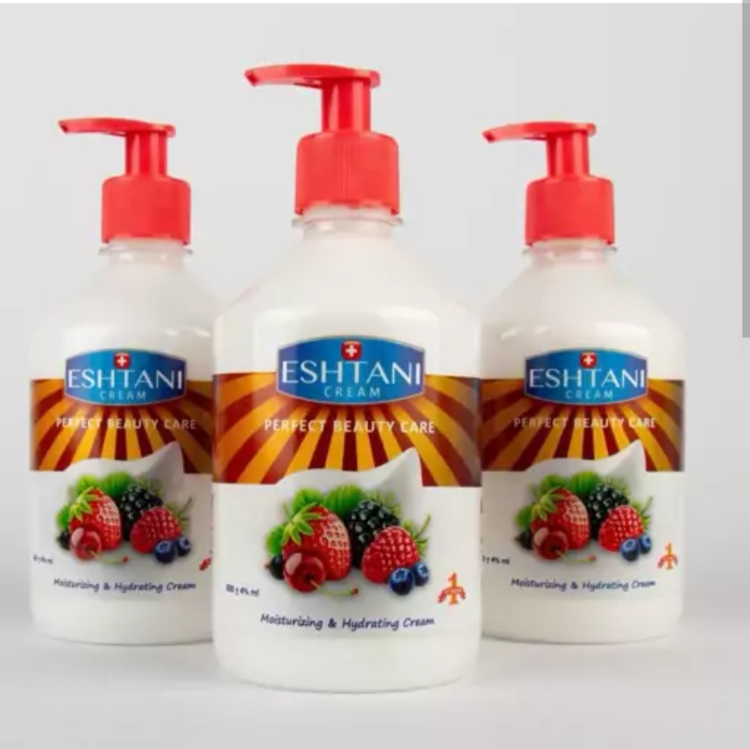 کرم آبرسان پمپی ESHTANI 500ml (سایز بزرگ و مقرونبهصرفه)