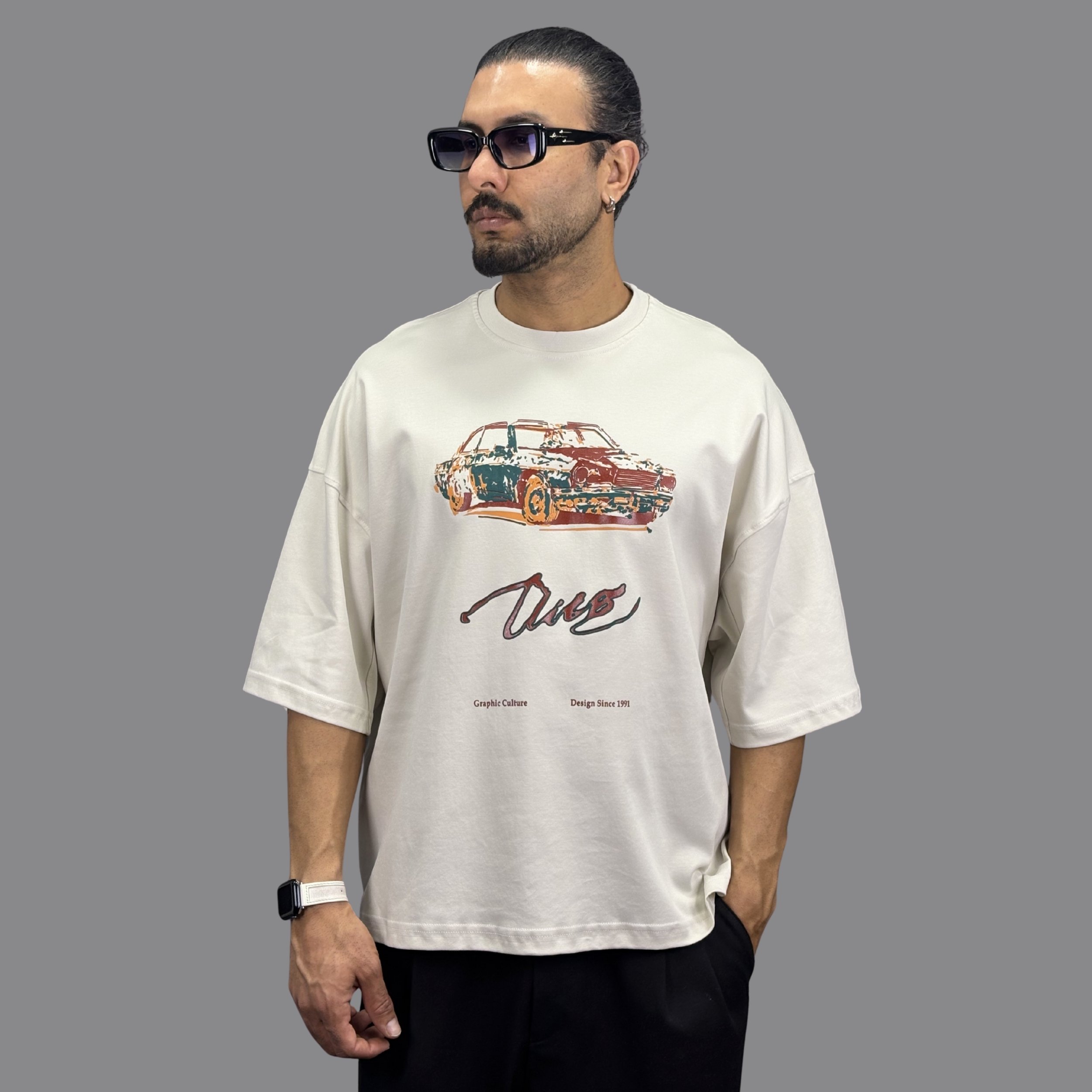 تیشرت مردانه مدل CAR