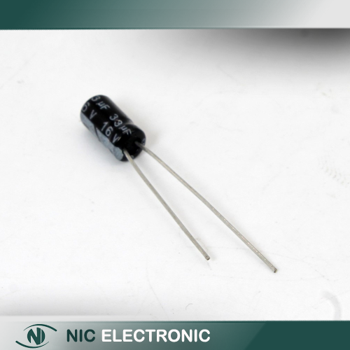 خازن الکترولیتی 33UF/16V-4X7-105C-BLACK