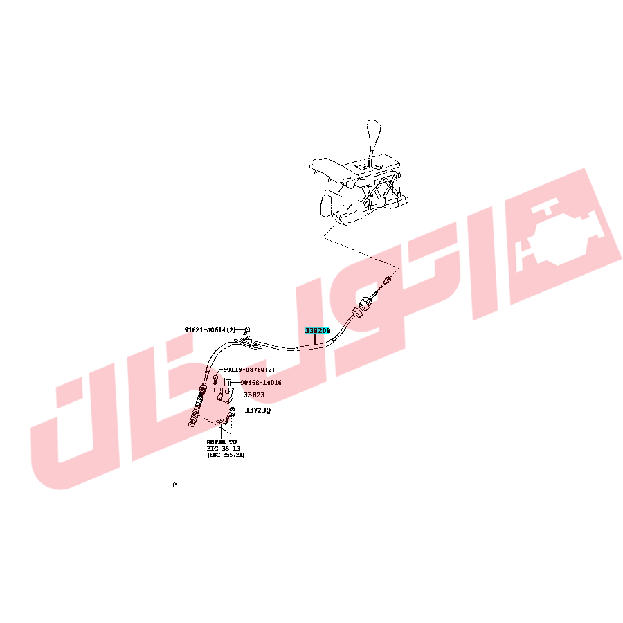 سیم تعویض دنده اوریون مدل 2011-2008