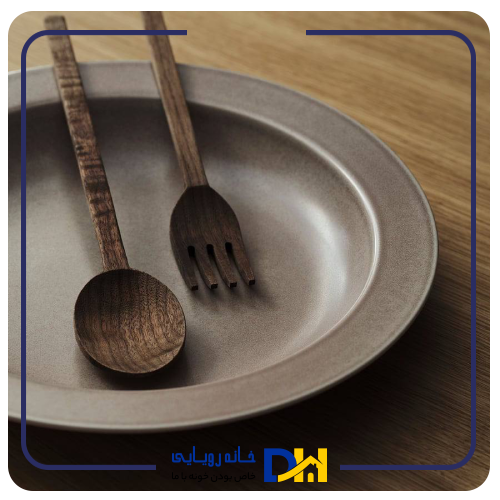 قاشق چنگال سالاد چوبی ایکیا STOCKHOLM 2025