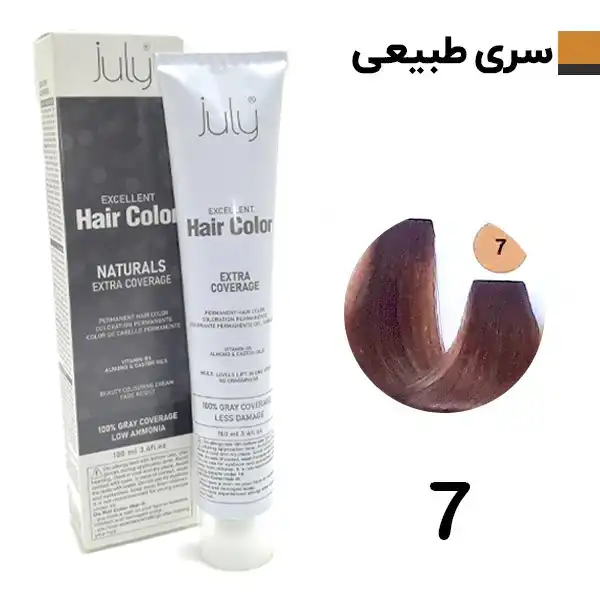 رنگ مو بلوند متوسط جولای Julay شماره 7