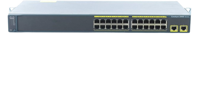 سوییچ شبکه سیسکو مدل WS-C2960-24TT-L