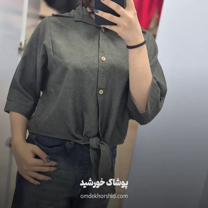 شومیز پایین گره