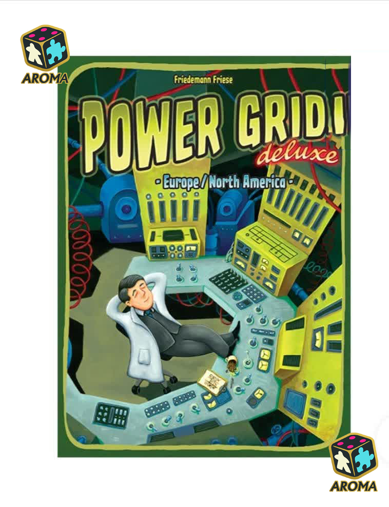 بازی فکری پاورگرید شبکه نیرو نسخه لوکس – Power Grid