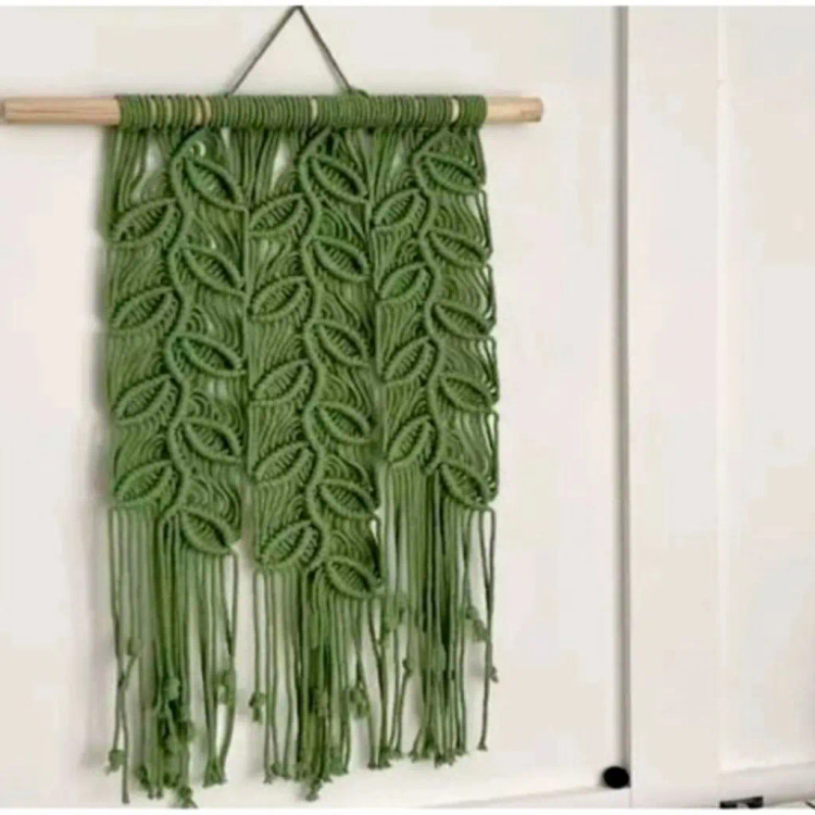 دیوارکوب مکرومه کد 209 برند گره چی و رنگ دلخواه