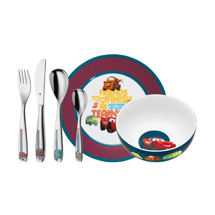 سرویس غذاخوری 6 پارچه کودک وی ام اف | WMF Cutlery Set Kids Cars, 6-piece