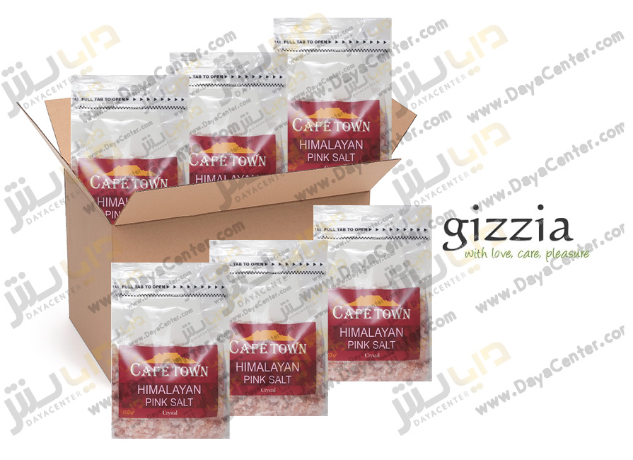 نمک صورتی گیزیا کارتن 12 عددی