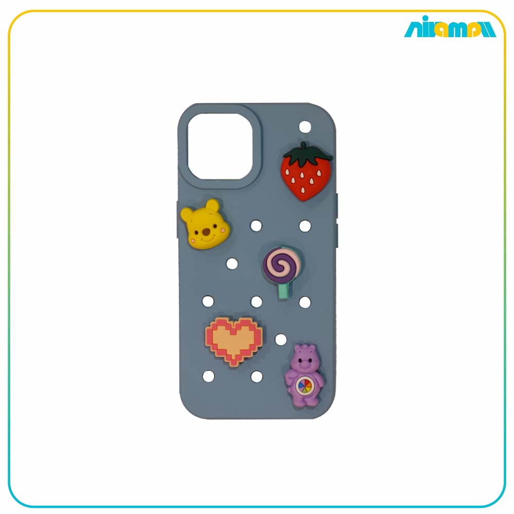 کاور سیلیکونی ژله ای طرح عروسکی مناسب برای گوشی Iphone 13/14 normal