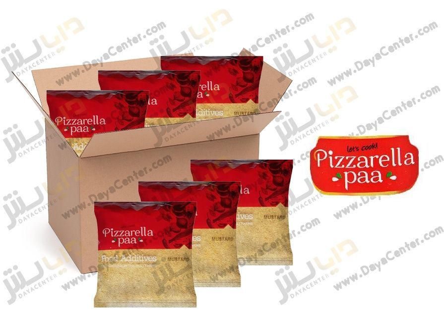 پودر خردل پیزارلا پا کارتن 25 عددی